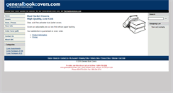 Desktop Screenshot of generalbookcovers.com