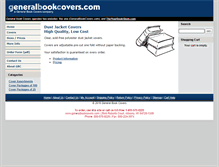 Tablet Screenshot of generalbookcovers.com